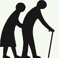 Elderly couple