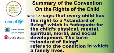 Summary of the Convention on the Rights of the Child