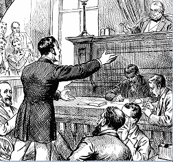 courtroom scene